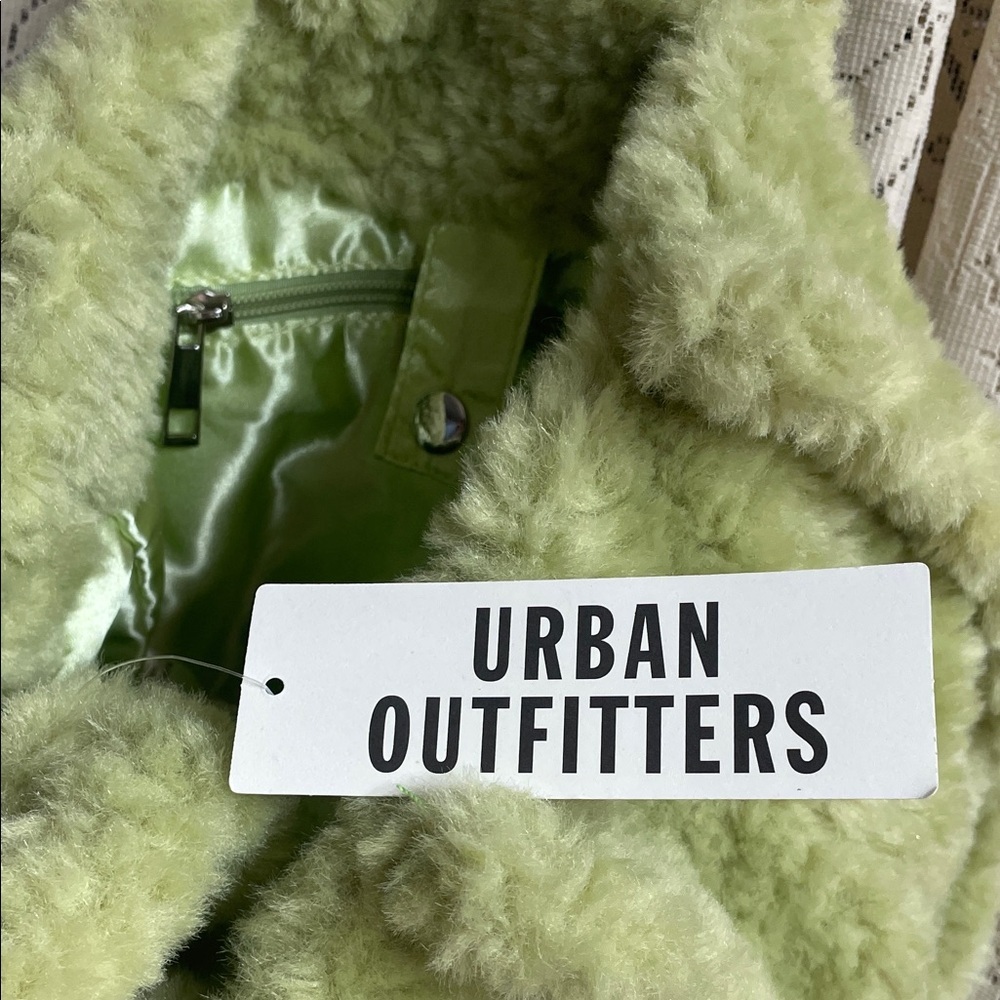 Urban Outfitters Plush Green Tote NWT - Picture 2 of 6